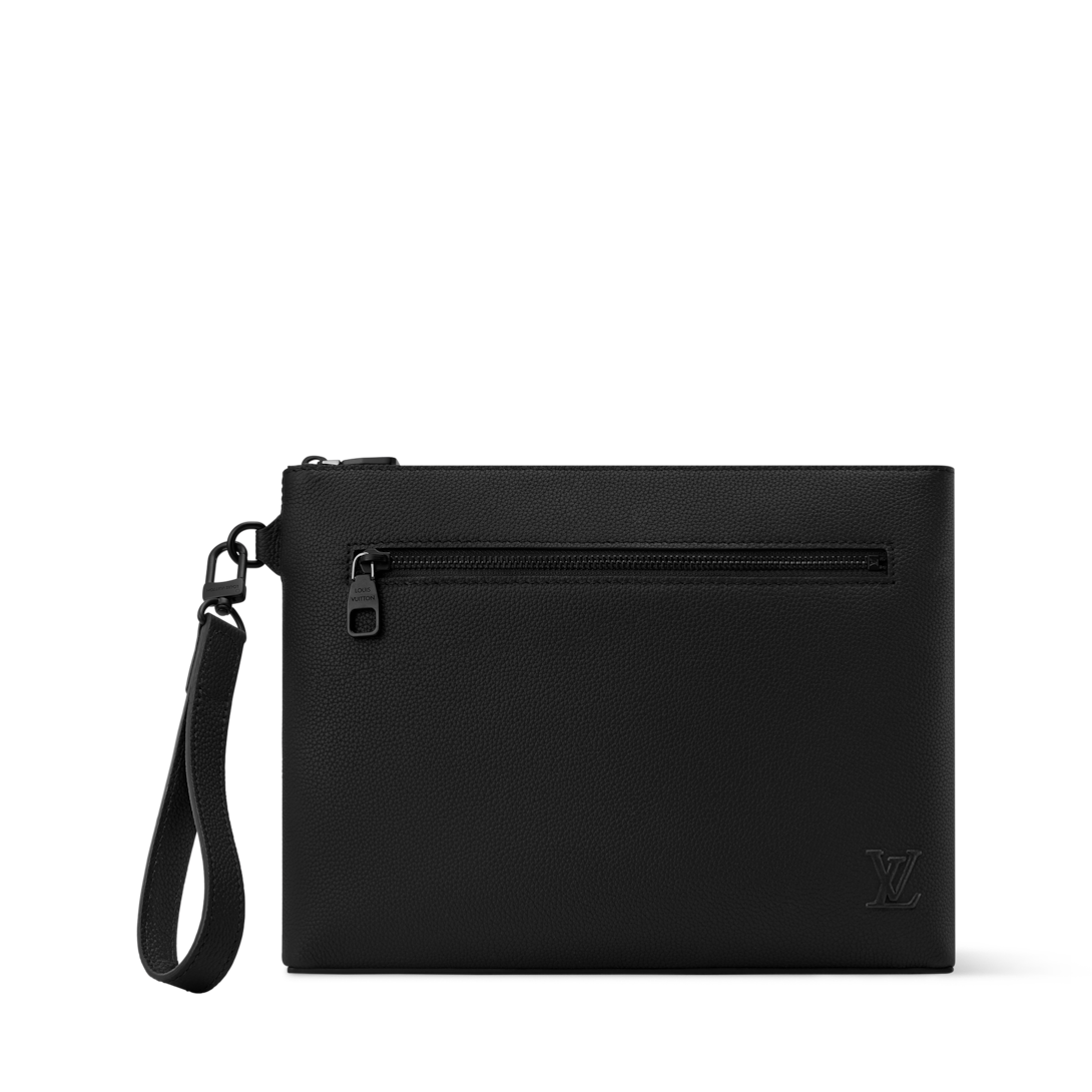 Louis Vuitton ブラック ポーチ Takeoff Pouch LV Aerogram - For Men | LOUIS VUITTON